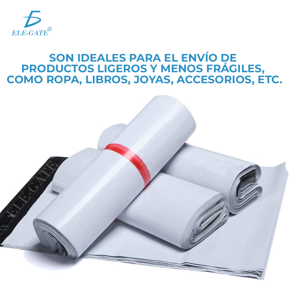 Paquete de 100pzs de Bolsas Sobre PolyMailer para Envios de Paqueteria de 35 x 55 cm - Image 5