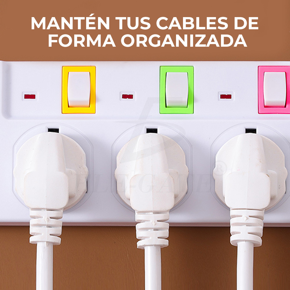 Regleta de alimentación de Escritorio con 3 Tomas de Corriente 4 Puertos de Carga USB - Image 3