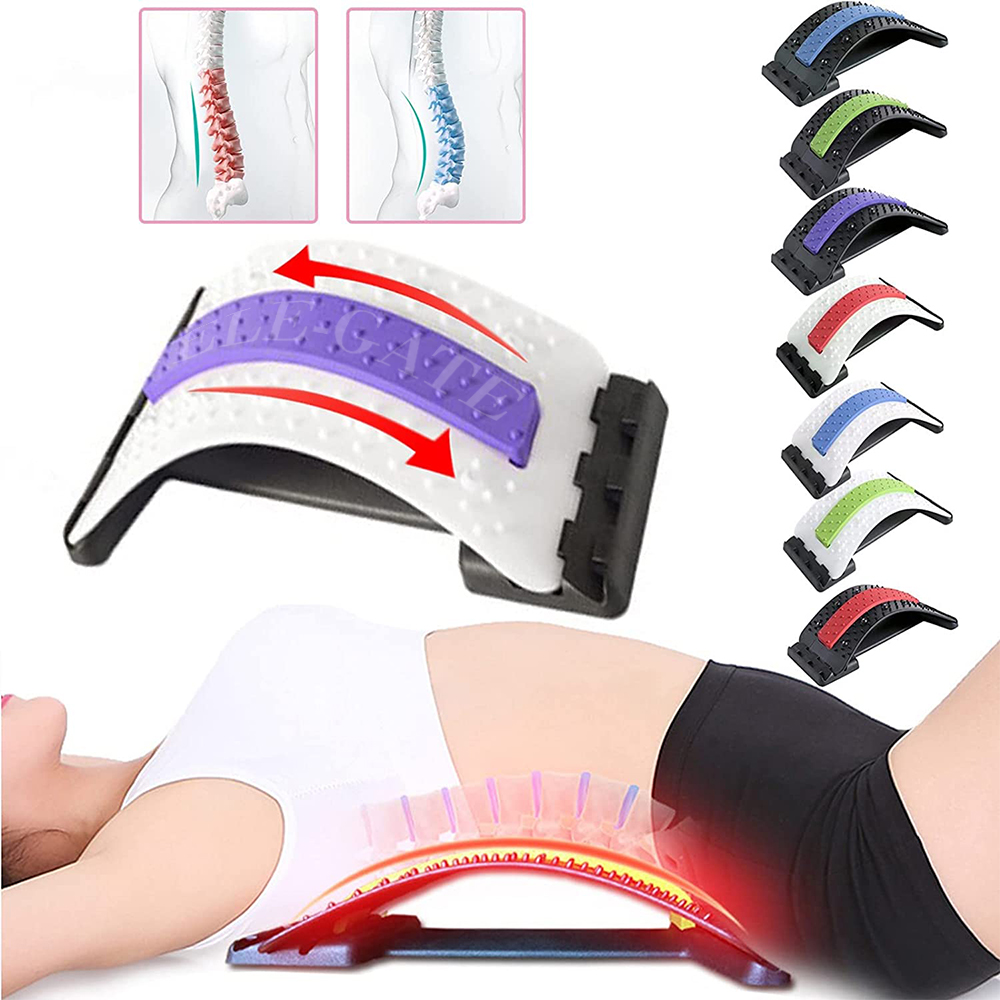 Cracker de Espalda de 4 Niveles para Alivio del Dolor de Espalda Baja y Superior Estirador Lumbar Ajustable - Image 2