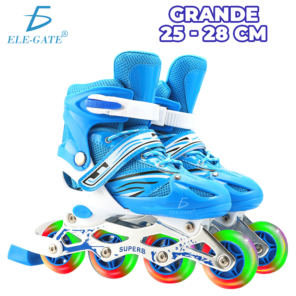 Patines de Ruedas en línea con luz Tamaños Ajustables Talla G - Image 2