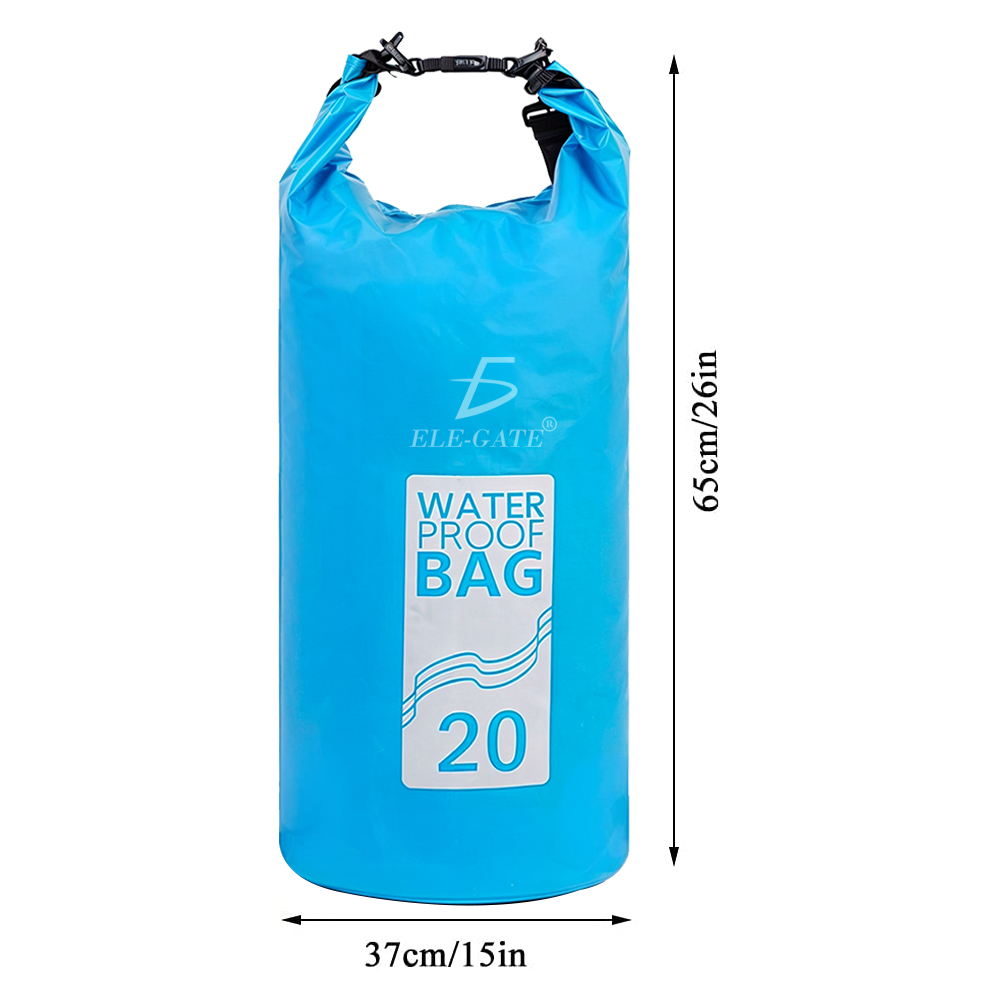 Mochila seca Impermeable de 20 L con Tapa Enrollable Para Deportes Acuáticos - Image 4