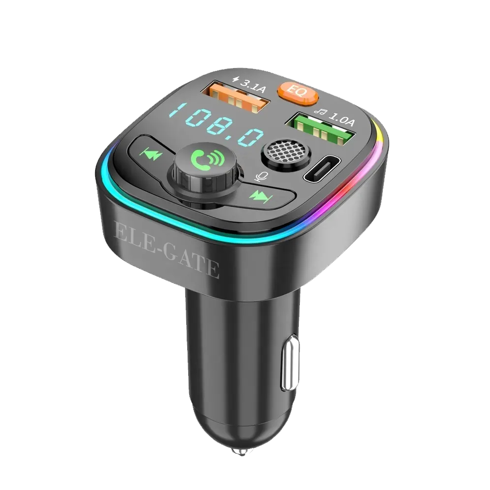 Transmisor Bluetooth para Coche Bluetooth 5.0 y QC 3.0 - Image 2