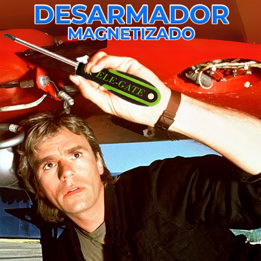 Destornillador de Precisión con Punta de Cruz y Magnetizada