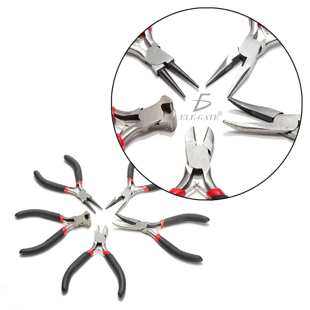 Juego de 5 alicates para hacer joyas de punta redonda - Image 4