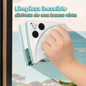 Pack 2 Limpiador Magnetico Doble Cara Para Ventanas Cristal