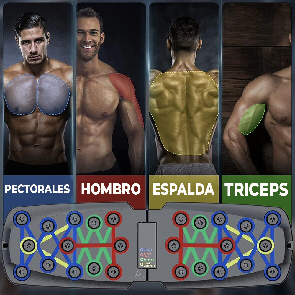 Tabla Push-up Portátil, Multifunción Plegable 10 en 1 - Image 3