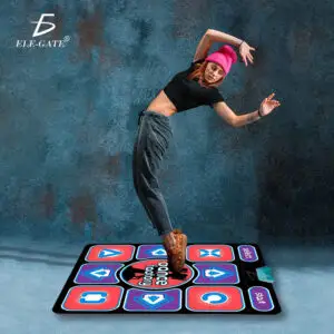 Tapete de Baile Electrónico Musical para Niños y Adultos - Alfombrilla Antideslizante con Interfaz USB