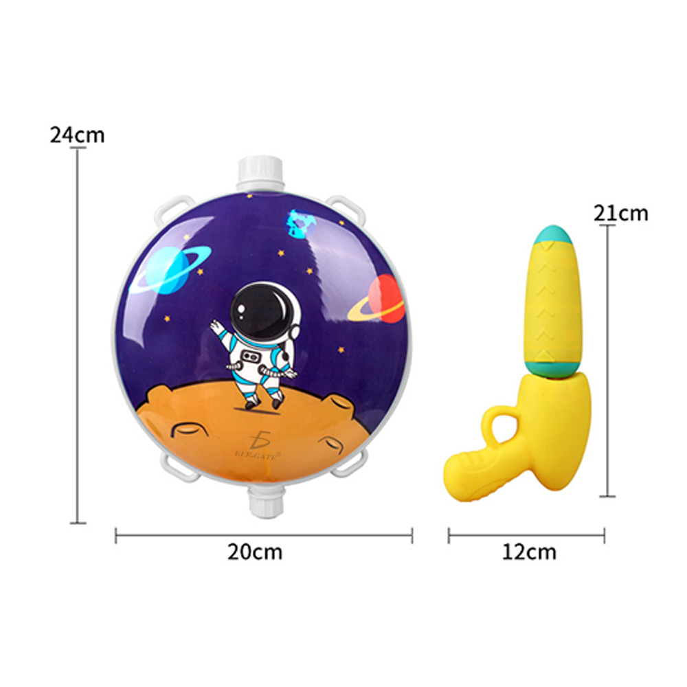 Pistola De Agua Mochila 600ML Redonda Diseño de SPACE - Image 3