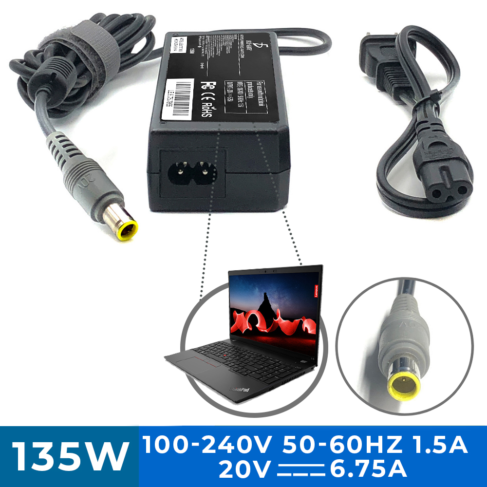 Cargador para laptop Compatible Lenovo Thinkpad 20V 6.75A 135W 7.9*5.5mm - Image 4