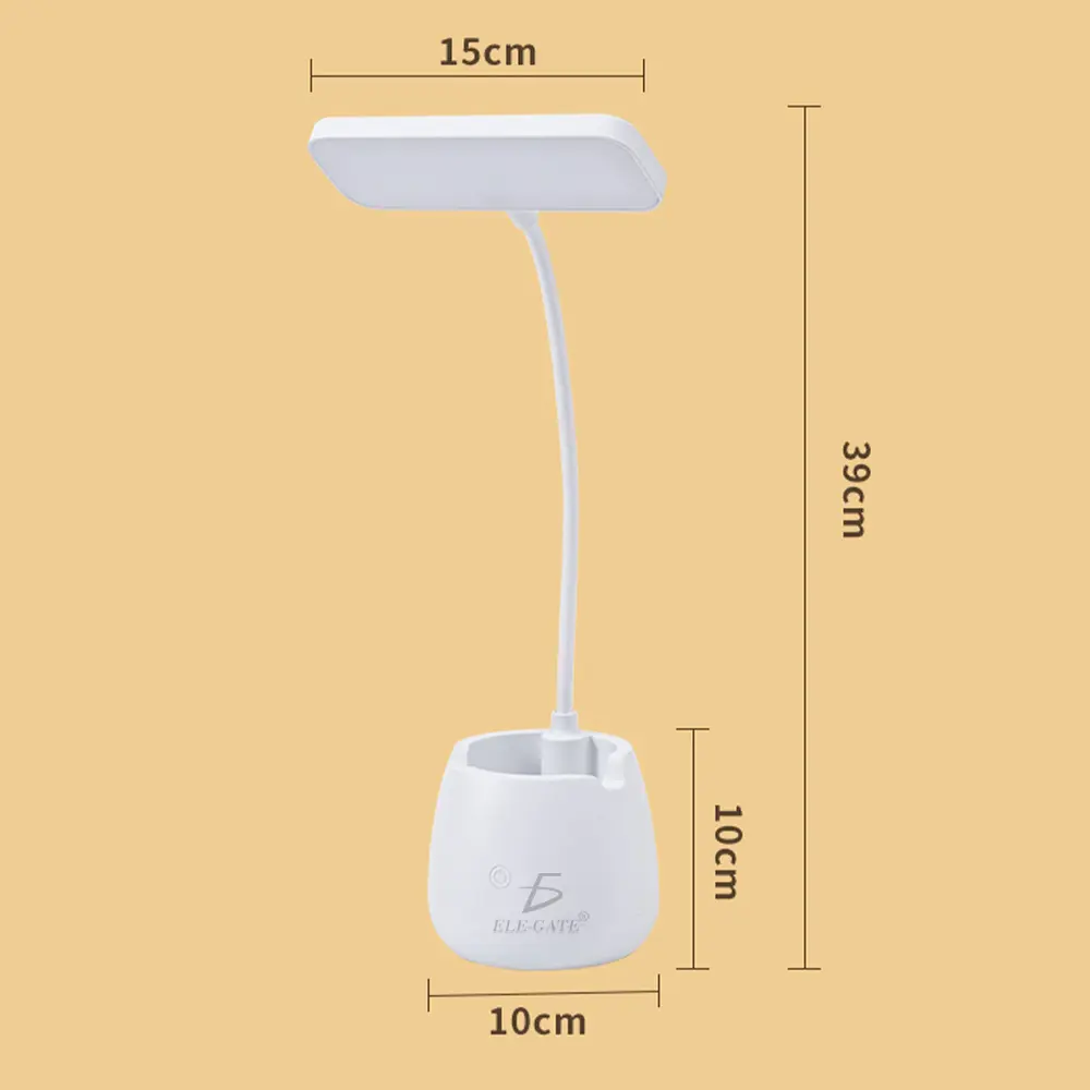 Lámpara de Escritorio Plegable y Conveniente con Diseño de Porta Lápices - Iluminación práctica y organización en un solo producto - Imagen 6