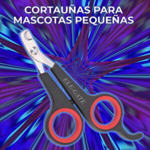 Corta Uñas para Mascotas Pequeñas de Acero Inoxidable