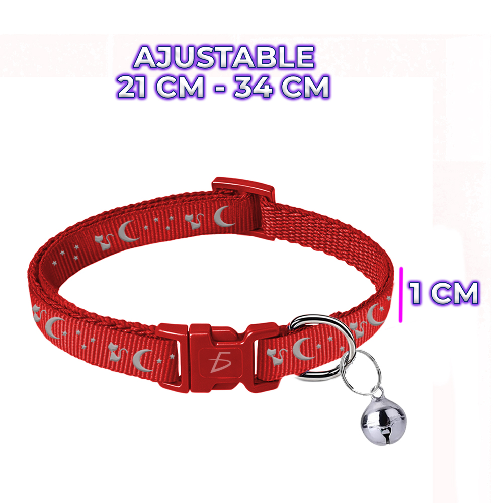 Collar Ajustable con Cascabel para Gatos y Perros Pequeños - Image 8