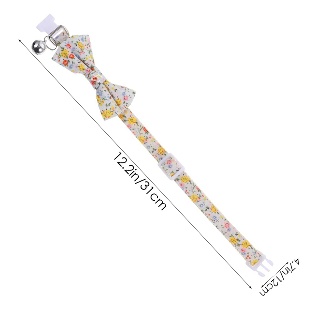 Collar Ajustable para Perro y Gato con Cascabel y Pajarita - Image 2