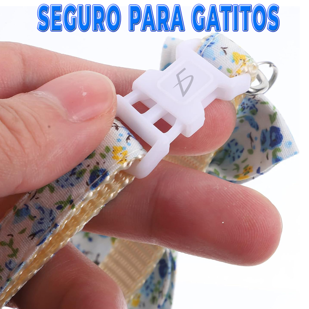 Collar Ajustable para Perro y Gato con Cascabel y Pajarita - Image 5