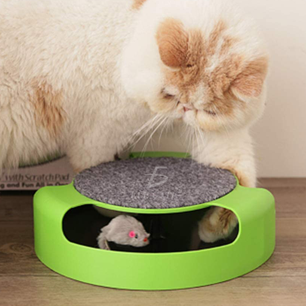 Juguete Giratorio para Gatos con Ratón