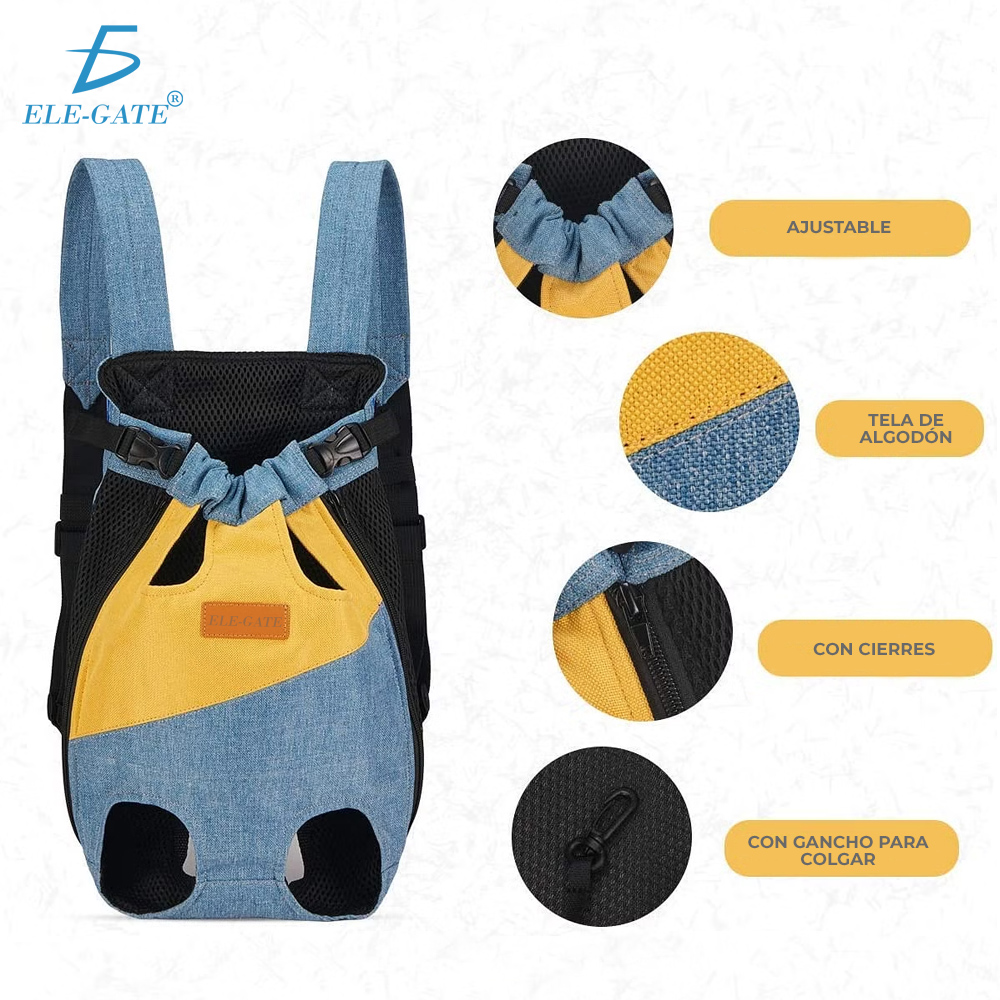 Bolso portátil de Cuatro Patas de Mascota para Viaje Divertido Talla S - Image 4