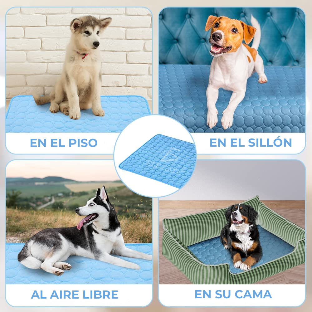Tapete Almohadilla de Enfriamiento para Perro y Gato Portátil y Lavable Refrecate para el Calor - Image 5