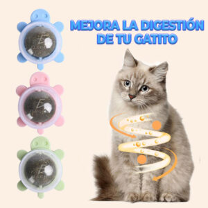 Giratorio Catnip Bolas para Gatos Diseño de Tortuga