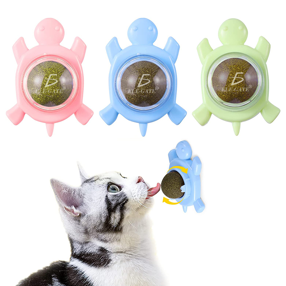 Giratorio Catnip Bolas para Gatos Diseño de Tortuga - Image 2