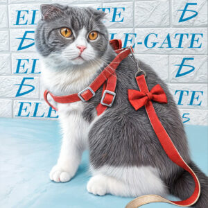 Correa Kawaii para Mascota Pequeña con Moño