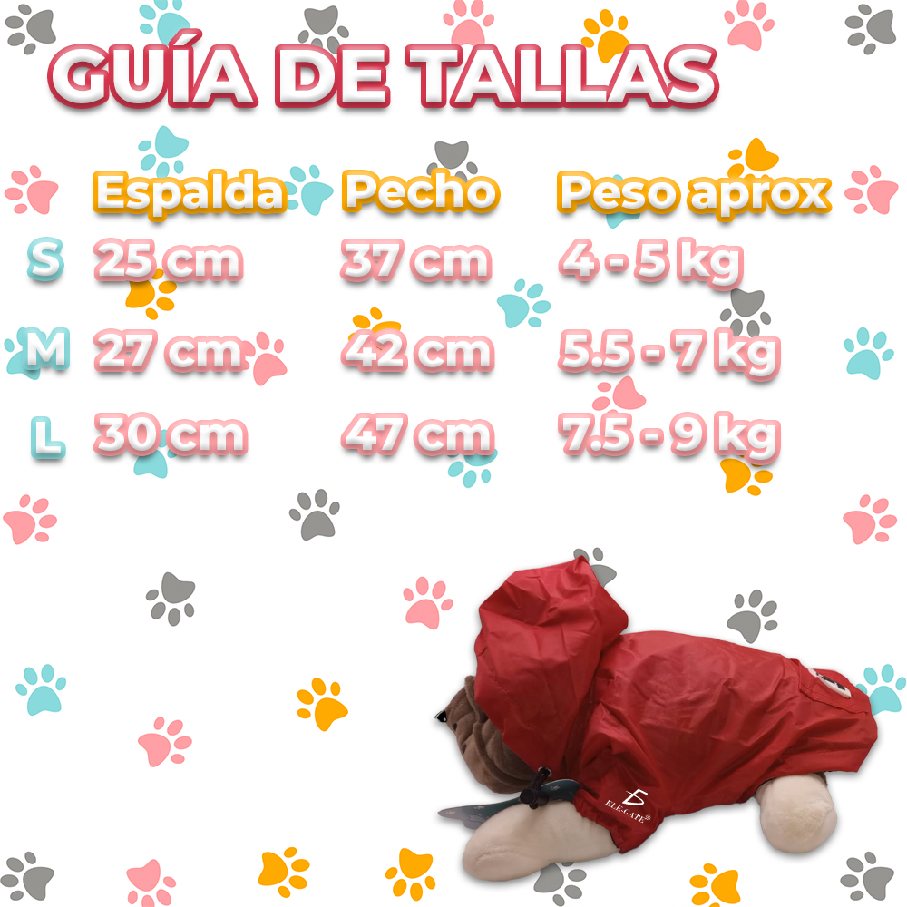 Chaqueta impermeable para perro con cierre y tiras ajustables - Image 5