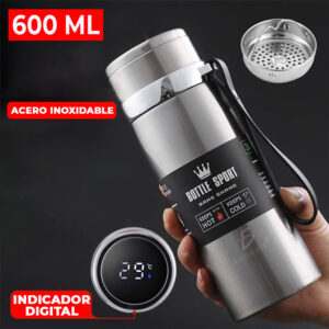Termo Botella de acero inoxidable de 600 ML