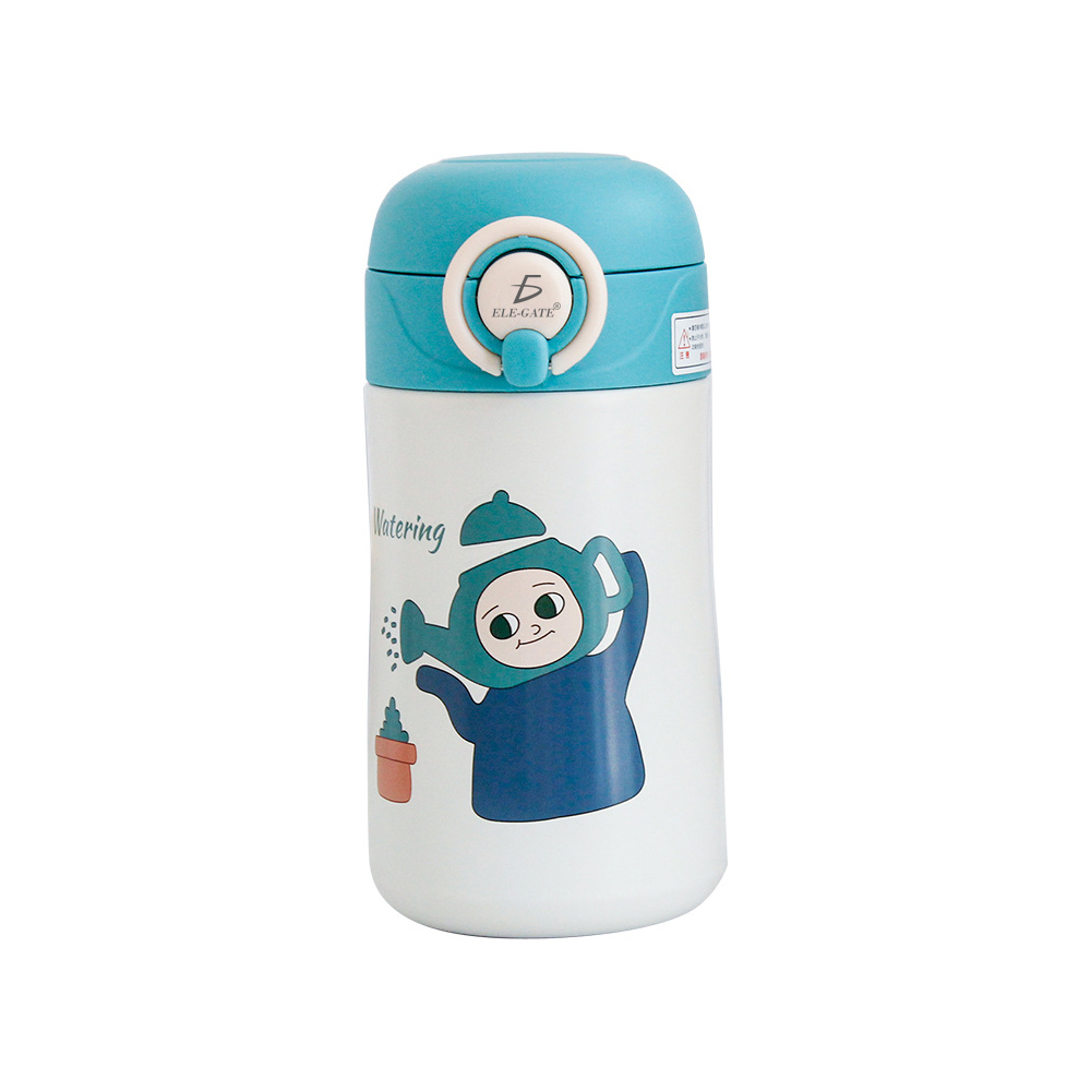 Botella de Agua para Niños con Popote de Acero Inoxidable 500 ml - Image 2