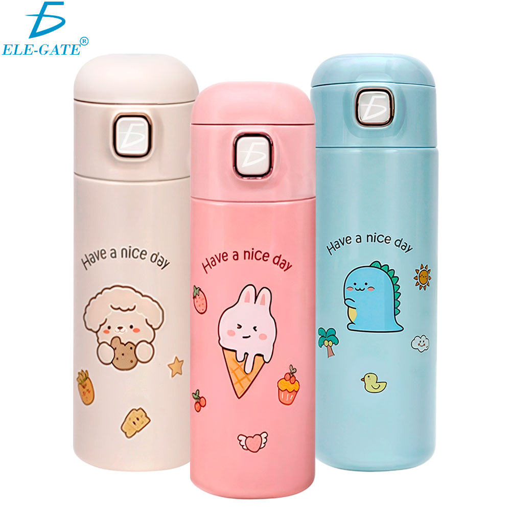 Botella Termo de acero inoxidable con Popote