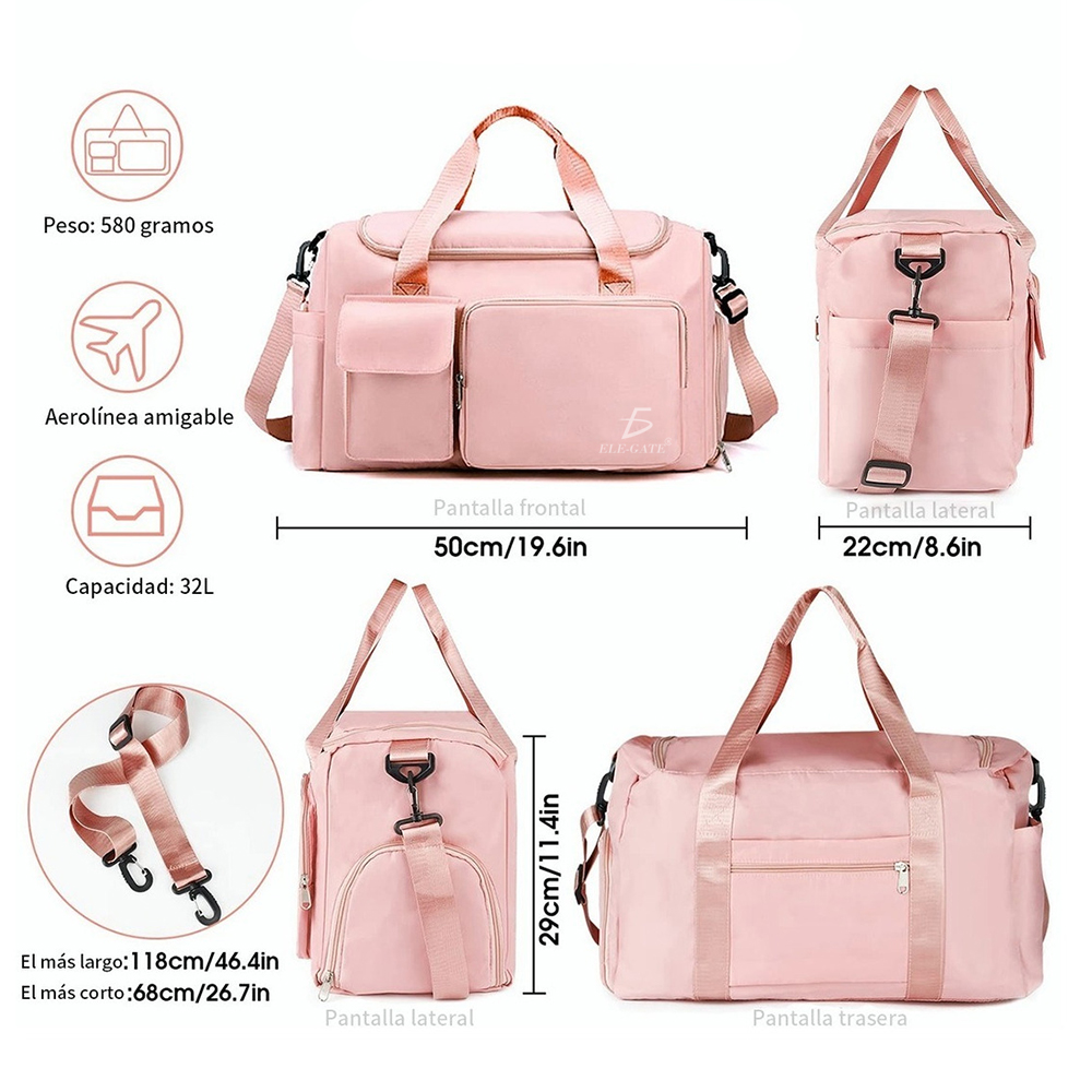 Bolsa de Viaje Con Espacio para Calzado y Bolsa Contra Húmedad - Image 4