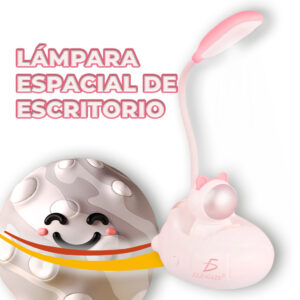 Lámpara de mesa de astronauta de dibujos animados