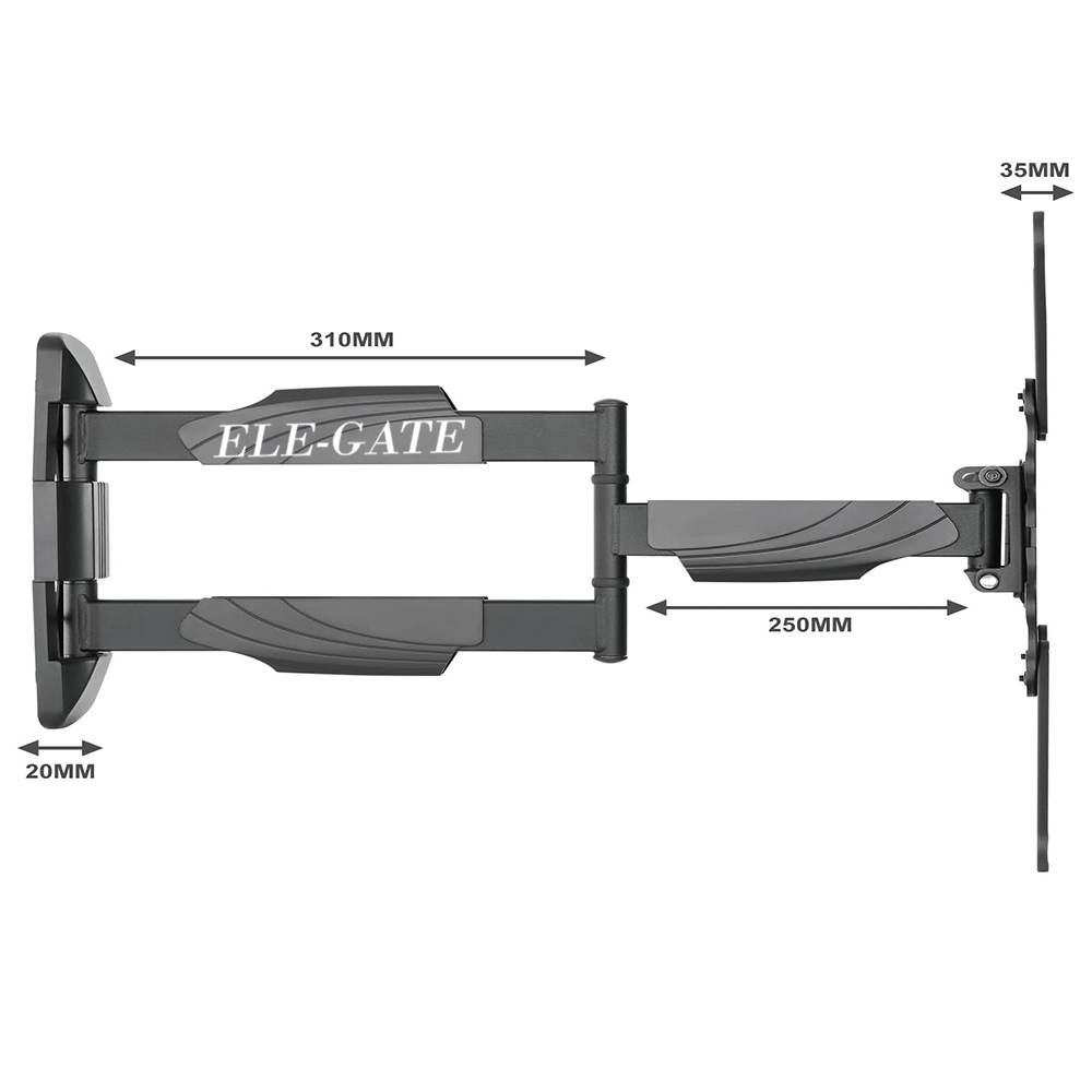 Soporte de TV 27 a 60 pulgadas de Alta Capacidad de movimiento completo - Image 5