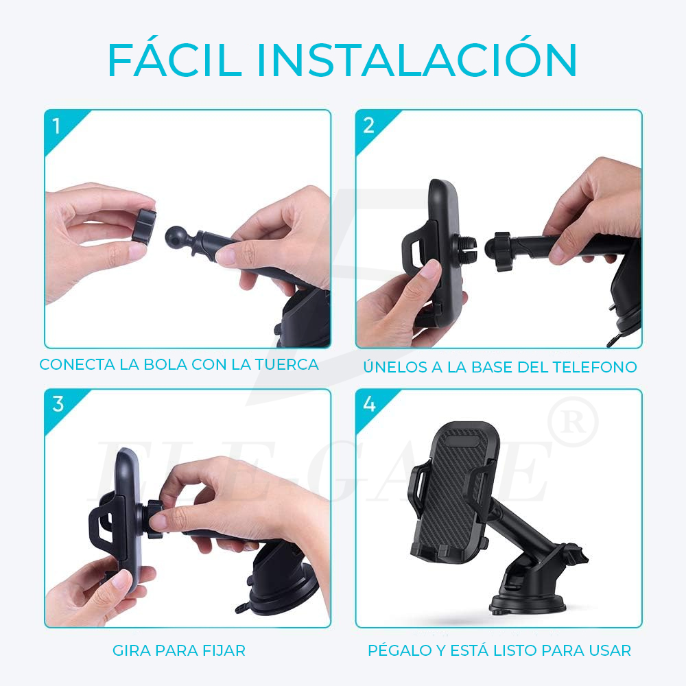 Soporte Celular Giratorio con Ventosa - Image 4