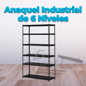 Estante de Acero Muscle Rack de 6 Repisas - Organización Robusta y Eficiente