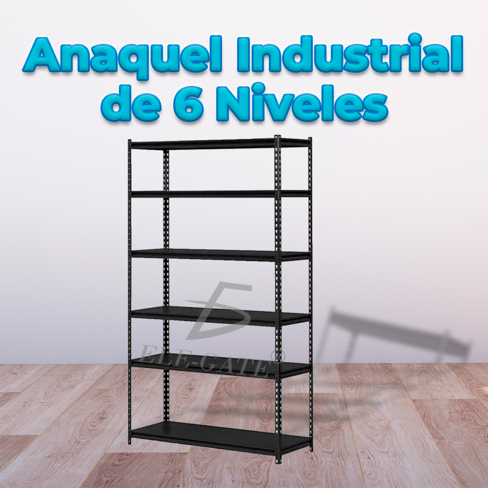 Estante de Acero Muscle Rack de 6 Repisas - Organización Robusta y Eficiente