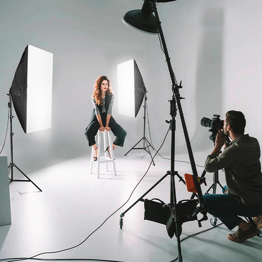 Kit de Iluminación Softbox Profesional para Fotografía de Estudio para Retratos, Producto de Fotografía de Moda. - Image 6