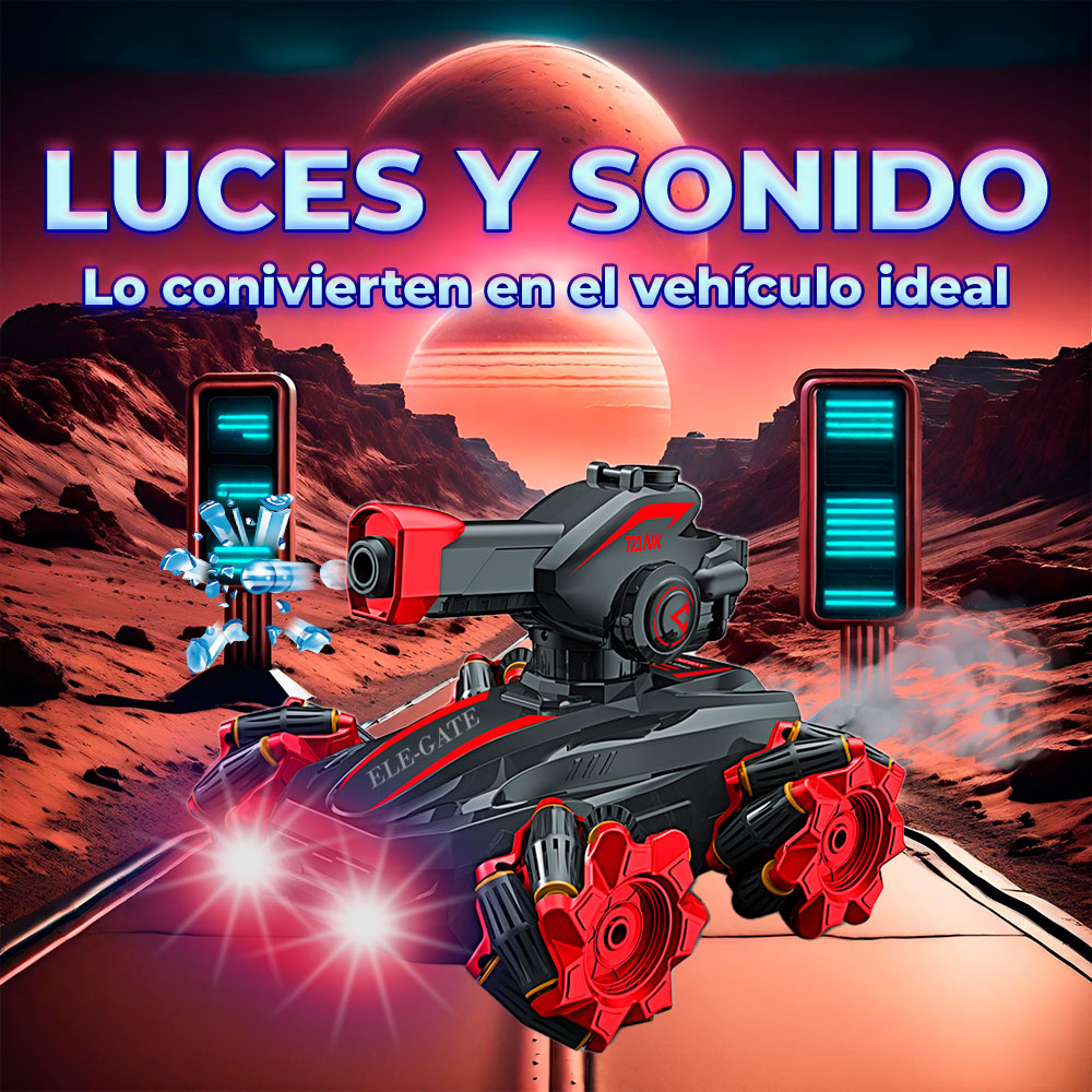 Coche de Control Remoto con Rociador de Agua: Divertida Experiencia de Conducción y Combate" - Image 4