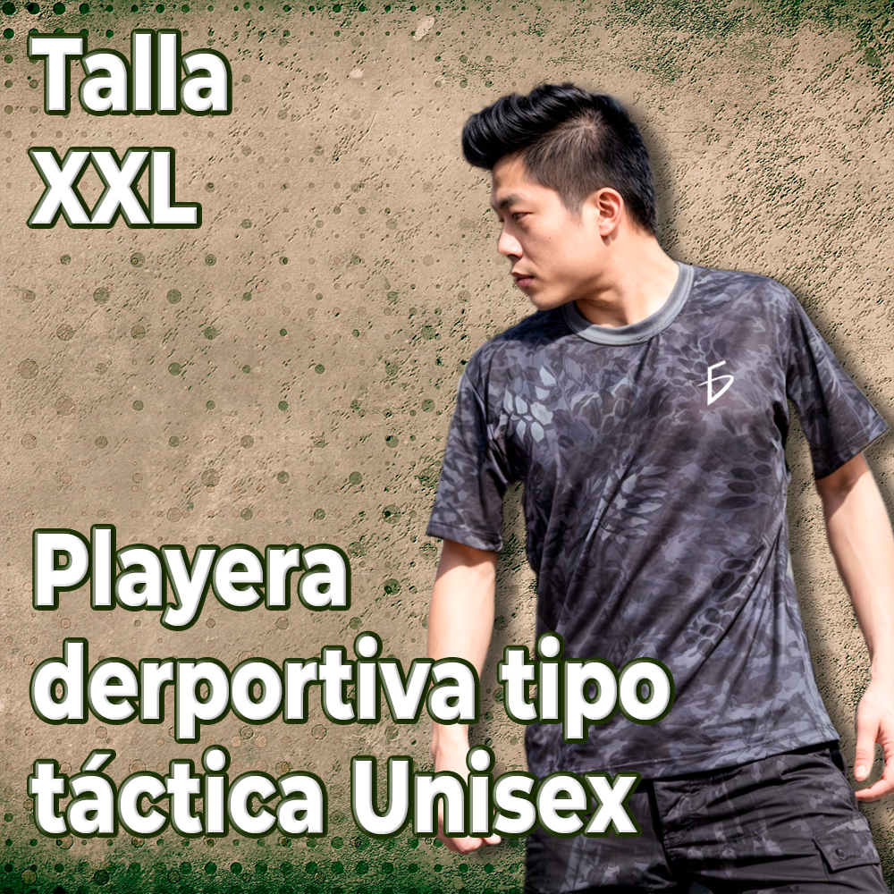 Playera Táctica Unisex Talla XXL Super Transpirable