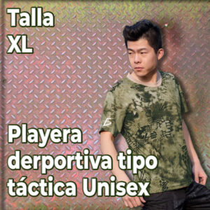 Playera Deportiva tipo Táctica XL Cómoda y Fresca