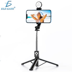 Soporte Plegable con Secciones Giratorias, Abrazadera y Obturador Remoto Incluido