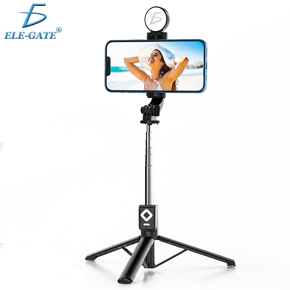 Soporte Plegable con Secciones Giratorias, Abrazadera y Obturador Remoto Incluido