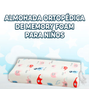 Almohada Ortopédica de Memory Foam para Niños