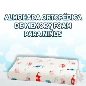 Almohada Ortopédica de Memory Foam para Niños
