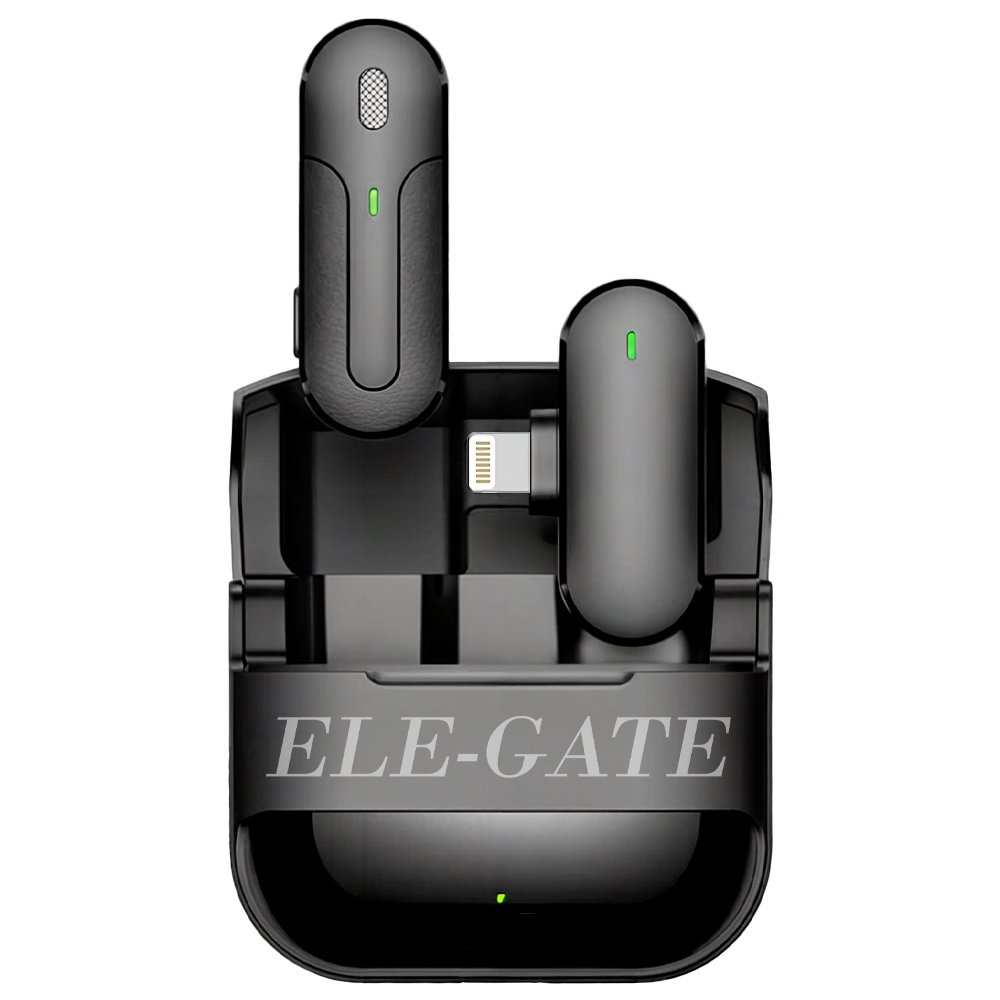 Micrófono Inalámbrico Lavalier para IPhone con Estuche de Carga - Image 2