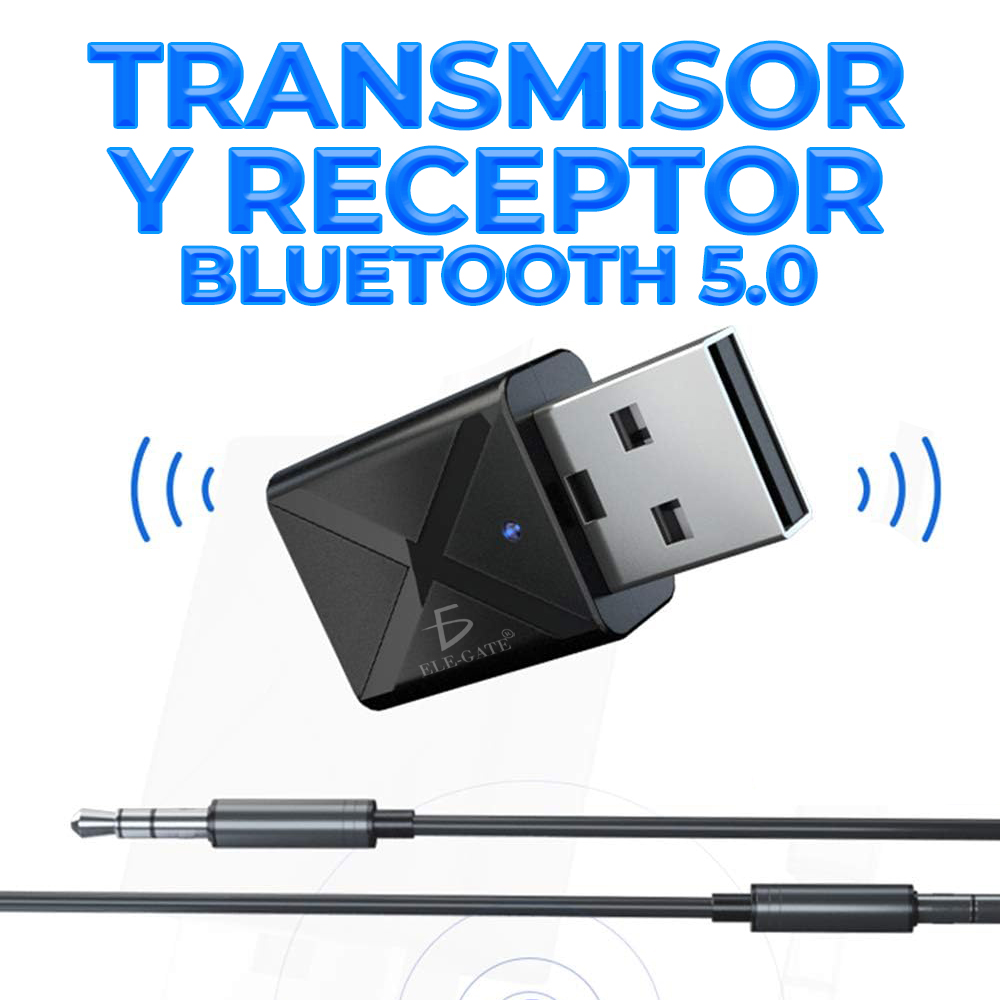 Transmisor y Receptor de Audio USB Bluetooth 5.0 - Conectividad Inalámbrica de Alta Calidad - Image 2