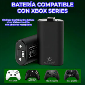 Batería Recargable y Cargador Compatible con Xbox Series X|S/Xbox One