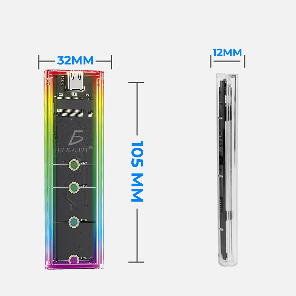Case Transparente con Luz RGB: Estilo y Elegancia para tu PC Gaming - Image 3