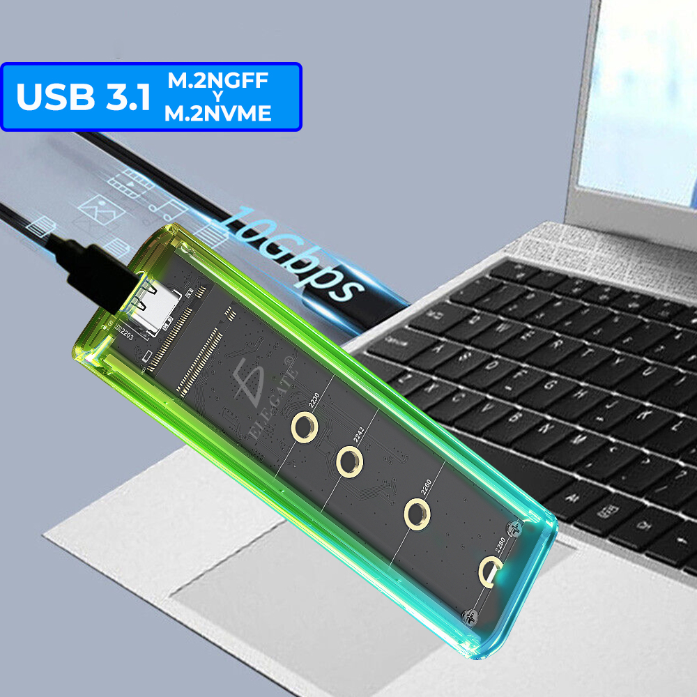 Case Transparente con Luz RGB: Estilo y Elegancia para tu PC Gaming - Image 5