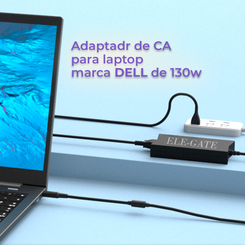 Cargador Laptop Compatible Dell 130W 19.5V 6.7A con Punta de 7.4*50 mm - Image 4