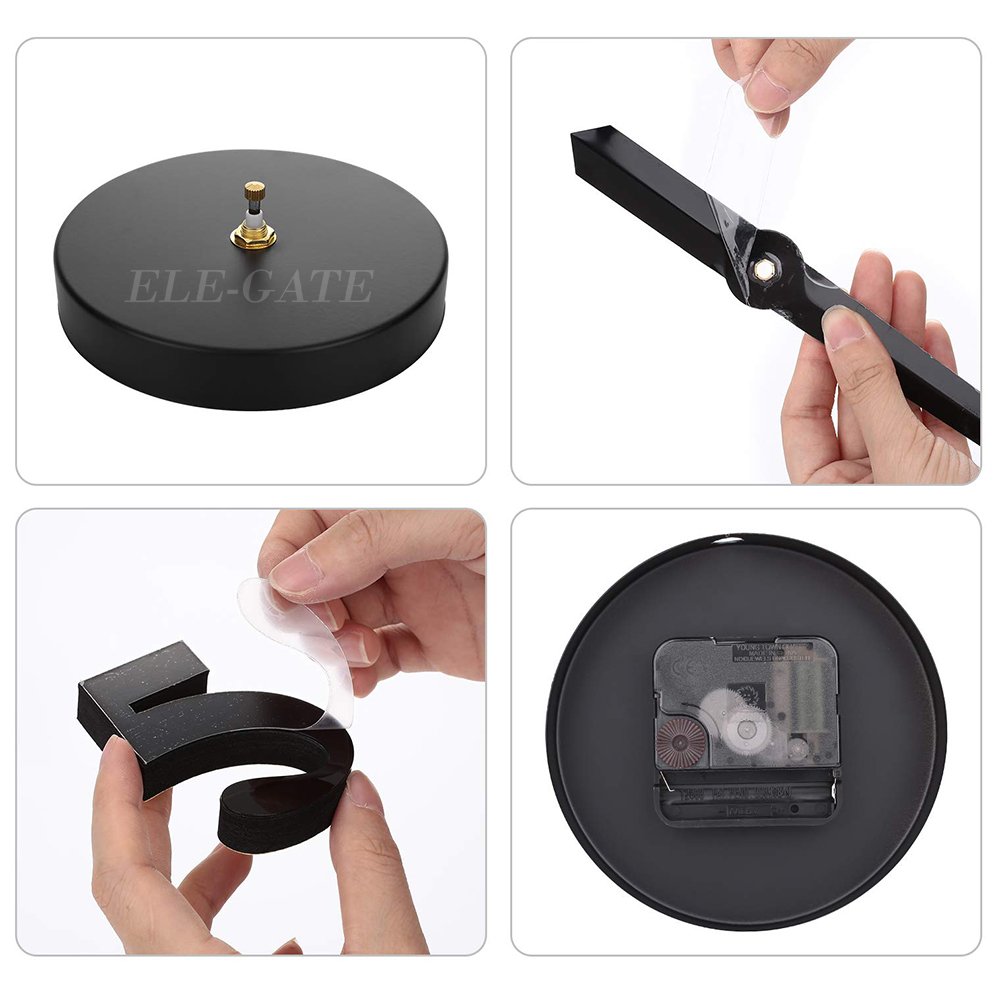 Reloj de Pared Grande en 3D sin Marco Reloj de Pared Moderno y Silencioso - Image 5