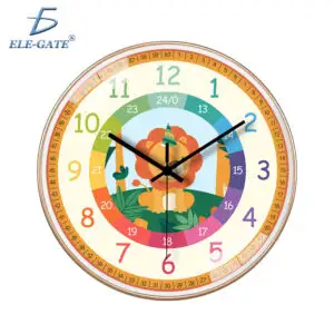 Reloj Analógico Diseño Divertido Silencioso de Pared  8"